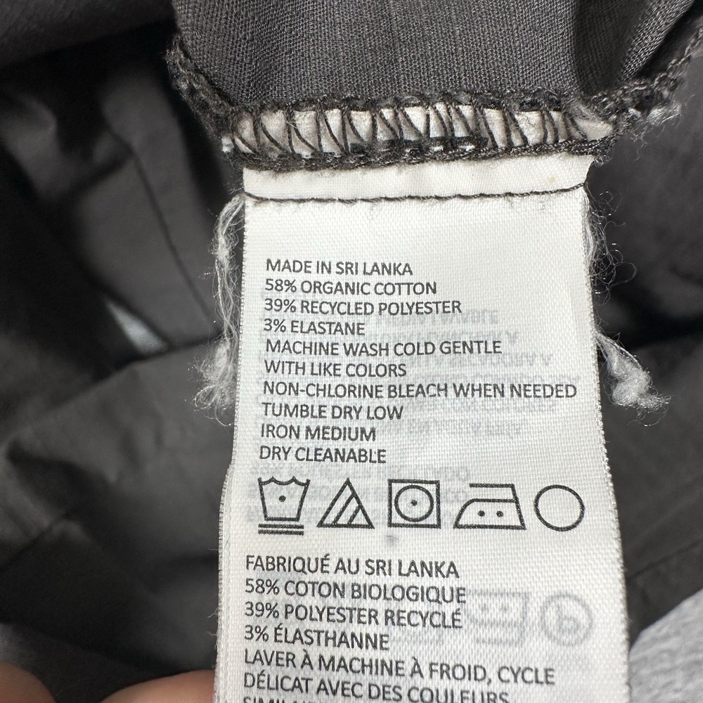 Prana Pants Womens Size 6 Gray Double Peak Ripstop Outdoor Hiking Travel - Picture 8 of 9